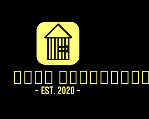 Keyhole - Prison House Cage logo design