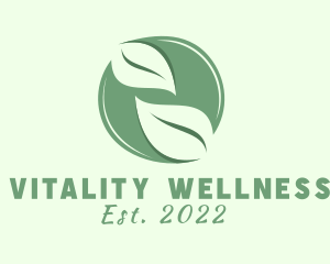 Organic Wellness Herb logo design