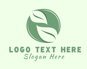 Organic Wellness Herb Logo