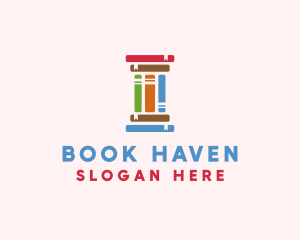 Bookstore - Education Learning Pillar Books logo design