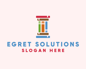 Education Learning Pillar Books logo design