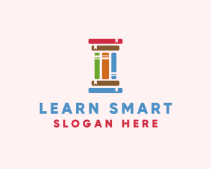 Education Learning Pillar Books logo design