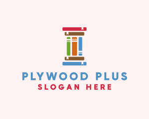 Education Learning Pillar Books logo design