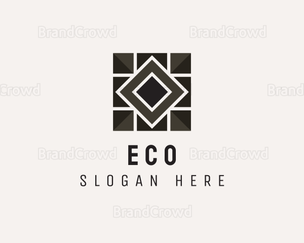 Floor Tile Pattern Logo