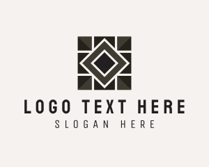 Interior Design - Floor Tile Pattern logo design