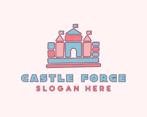 Kindergarten Castle Toy logo design