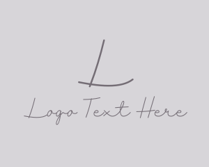 Crafting - Generic Cursive Business logo design