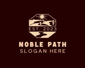 Desert Road Pathway logo design