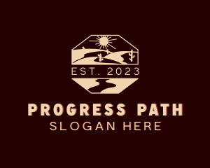 Desert Road Pathway logo design