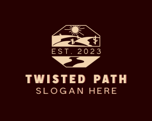 Desert Road Pathway logo design