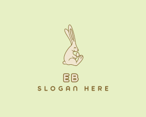 Easter Bunny Egg Logo