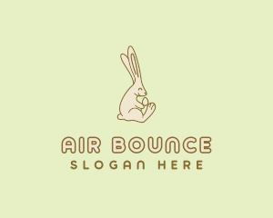 Easter Bunny Egg logo design