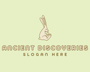 Easter Bunny Egg logo design