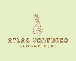 Easter Bunny Egg logo design