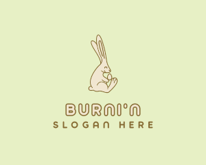 Easter Bunny Egg logo design