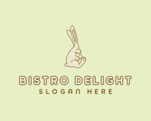 Easter Bunny Egg logo design