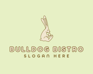 Easter Bunny Egg logo design