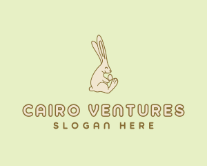 Easter Bunny Egg logo design