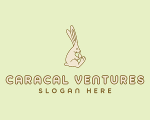 Easter Bunny Egg logo design