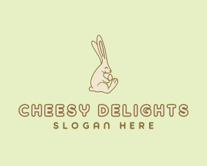 Easter Bunny Egg logo design