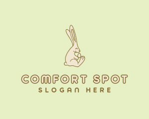 Easter Bunny Egg logo design