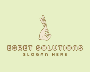 Easter Bunny Egg logo design