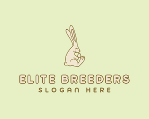 Easter Bunny Egg logo design