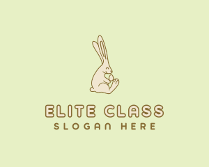 Easter Bunny Egg logo design