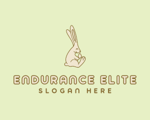 Easter Bunny Egg logo design