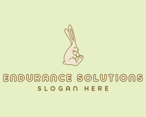 Easter Bunny Egg logo design