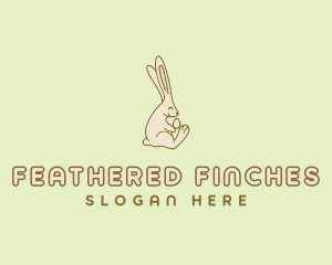 Easter Bunny Egg logo design