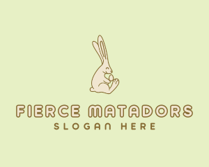 Easter Bunny Egg logo design