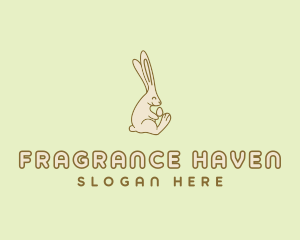 Easter Bunny Egg logo design