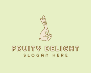 Easter Bunny Egg logo design