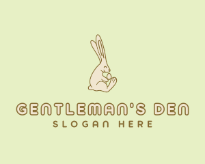 Easter Bunny Egg logo design