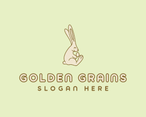 Easter Bunny Egg logo design