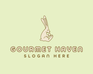 Easter Bunny Egg logo design