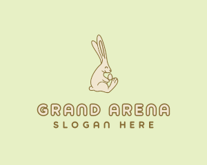 Easter Bunny Egg logo design