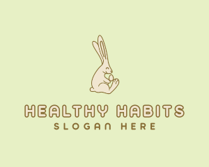 Easter Bunny Egg logo design