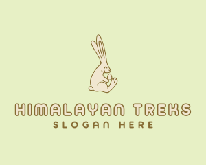 Easter Bunny Egg logo design