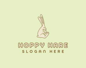 Easter Bunny Egg logo design