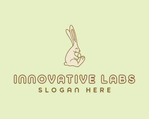 Easter Bunny Egg logo design