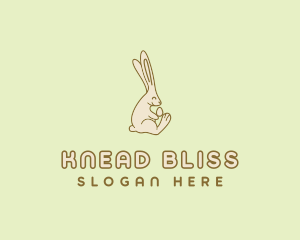 Easter Bunny Egg logo design