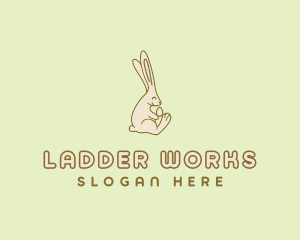 Easter Bunny Egg logo design