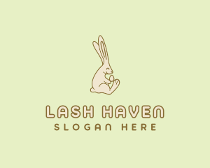 Easter Bunny Egg logo design