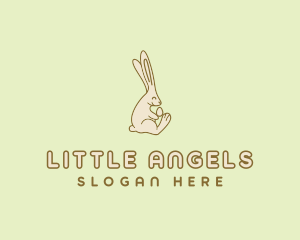 Easter Bunny Egg logo design