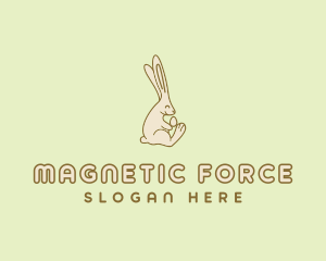 Easter Bunny Egg logo design