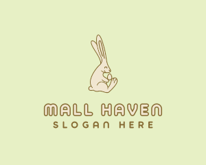 Easter Bunny Egg logo design