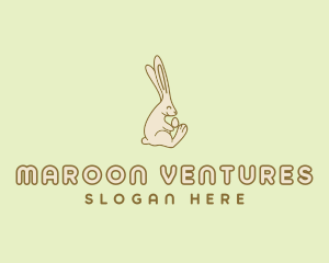 Easter Bunny Egg logo design