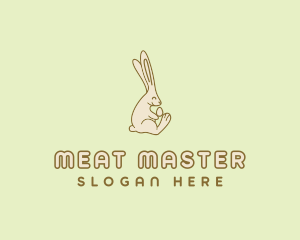 Easter Bunny Egg logo design